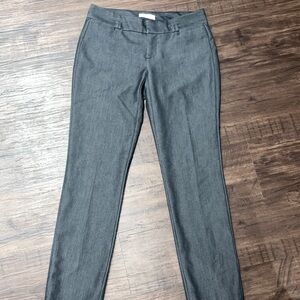Calvin Klein Luxe Gray Classic Fit Pocket Dress Pants Sz 0